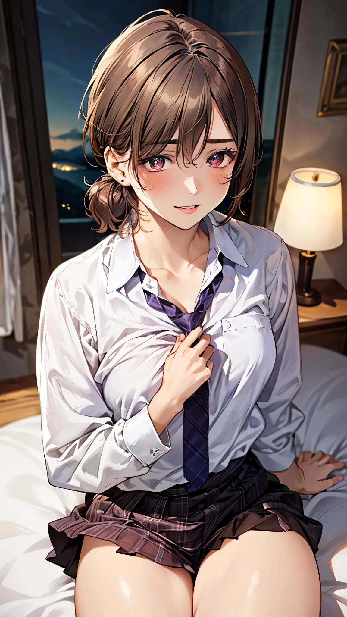Male and female couples in their 20s、1 male, woman1 name、Please come dressed lightly for both men and women.、kiss、Glossy atmosphere、saliva spills、woman(medium long brown hair)close ~ eye、sweet sigh、male person(black short hair、put your right hand on the woman's cheek)tightly close your eye、With background(room、sofa)、the night deepens、dark、anatomically accurate limbs、the girl is a little thin、I can see my underwear,(((sexual position cowgirl))),girl sitting on the man,sex,vaginal sex,detailed race panties,spreading her legs and man eating hair pie,(((man eating hair pie))),((cunnilingus))