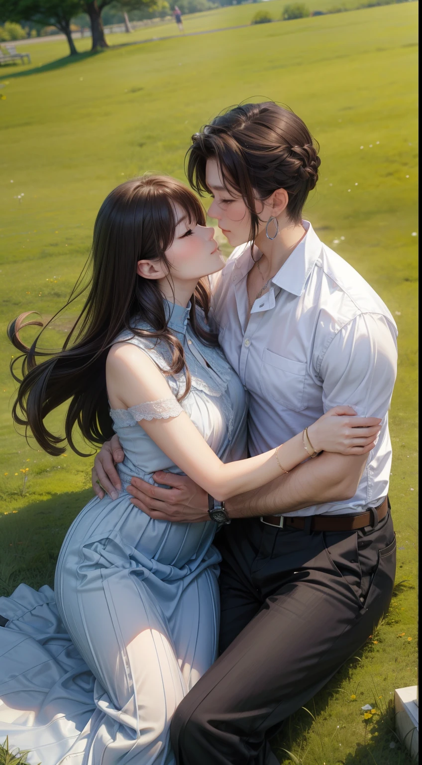 dense forest、forest、A man and a woman alone、girl rapes man、bad girl、1 female、1 male、pretty girl、Clear and beautiful eyes、A seductive look on a girl's face、Girls' Hanfu is see-through、girl's breasts are exposed、beautiful nipples of a girl、naked men、the man is laid on his back、A man who was sexually assaulted by a girl、crying man、passive man、crying man、Man Getting、a girl rides a horse on a man、Cowgirl、vaginal ejaculation、Creampie、overflowing semen、NSFW