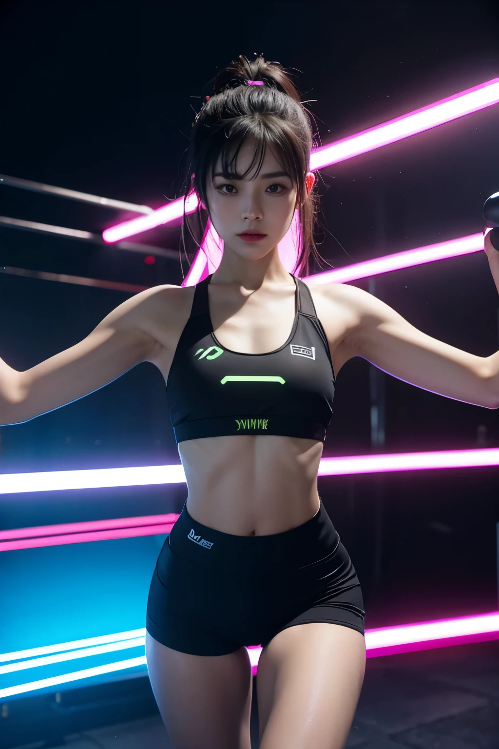 Linyi Chendong Fitness Products Co., Ltd.。 Technology font 3D neon
