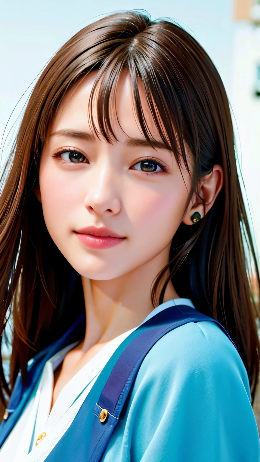 masterpiece, 最high quality, Ultra-high resolution, (Realistic:1.4), Beautiful face in every detail, Quality clothing, Amazing European Women, very cute, Portraiture, 肌が柔らかくてPerfect Face、Perfect Face, Shoot your hair, 8k resolution,Super Realistic,Very detailed,high quality, A broad perspective