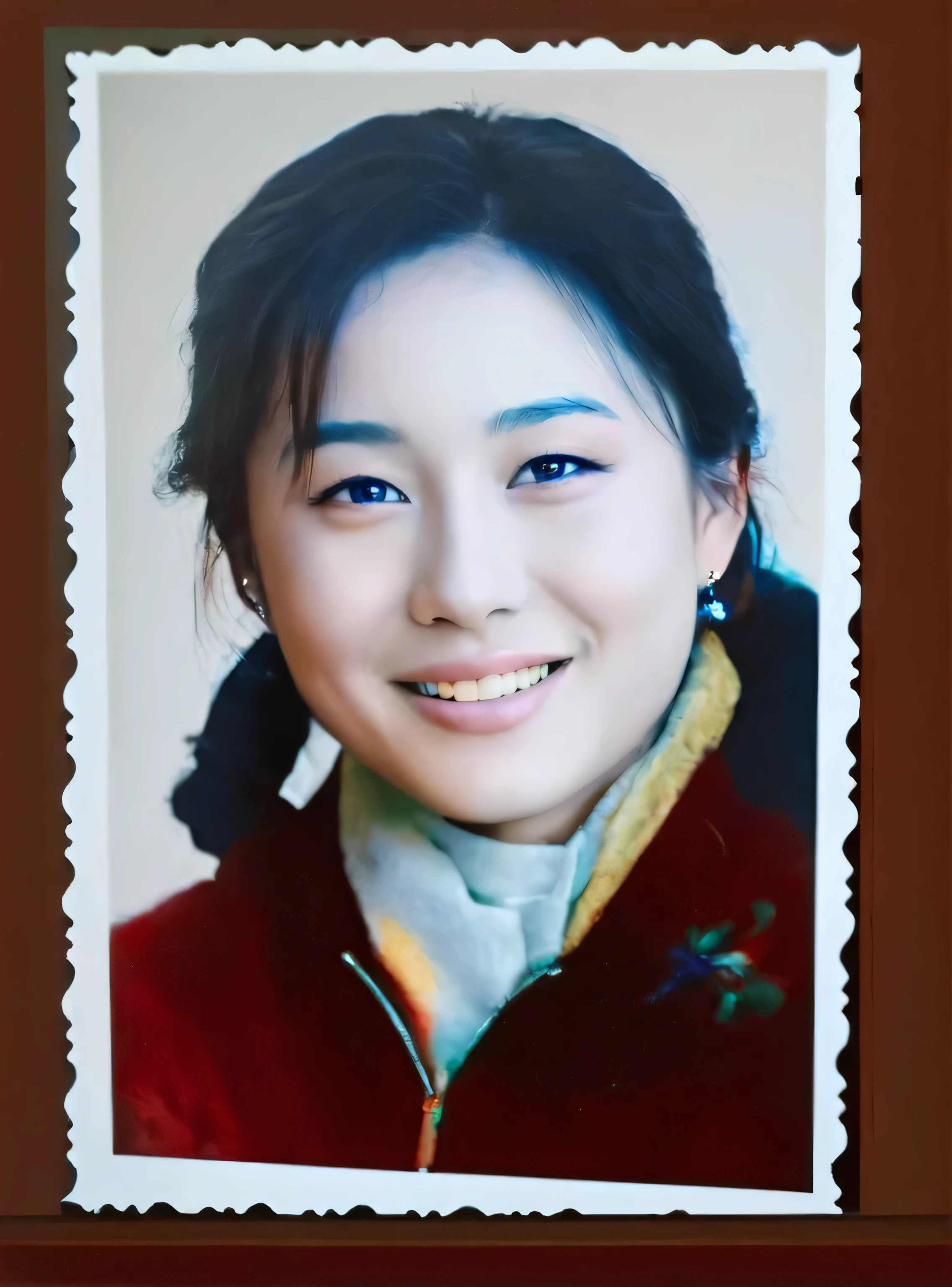 Color photo of a Chinese girl