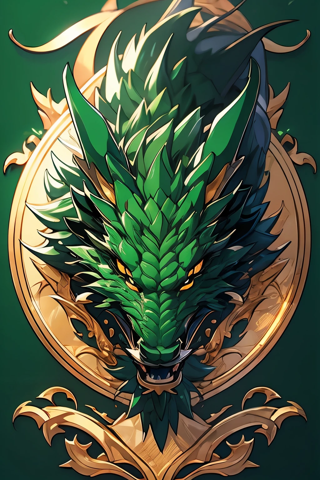 emerald dragon logo