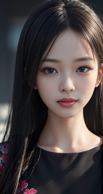 masterpiece, One beautiful girl, detailed, highest quality, 超A high resolution, (reality: 1.4), Original photo, One Girl, Cinema lighting, Laughter, Japanese, Asian Beauties, clean, Super beautiful, Small young face, Beautiful skins, Slender, Cyberpunk Background, (超reality的な), (High resolution), (8k), (非常にdetailedな), (Best illustrations), (Beautiful and detailed eyes), (超detailedな), (wallpaper), (detailedな顔), Viewer's perspective, 細かいdetailed, detailedな顔、Pure Erotic Face Ace_v1、Laughter、46 point diagonal bangs、Look straight ahead、Proper(fashionable、colorful、Date Dress)、Body facing forward、Photo Real、Seeing this makes me smile with happiness、