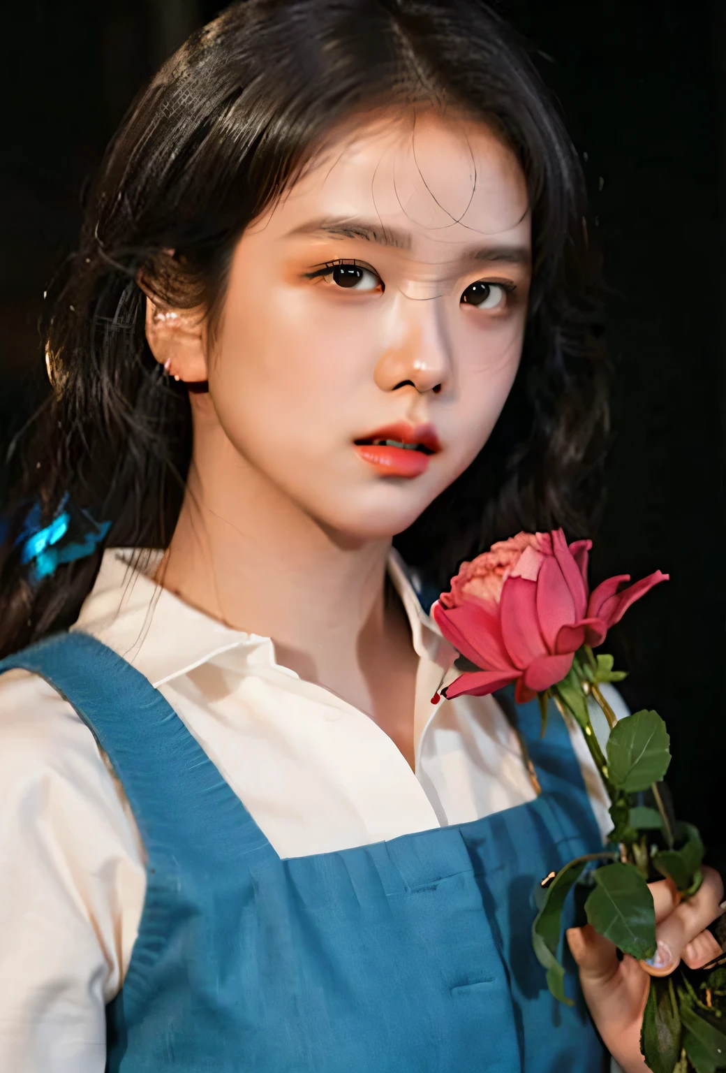 (8k, RAW photo, best quality, masterpiece: 1.2), (realistic, photorealistic: 1.37), 1 girl(jisoo)(jisoo blackpink), Japan, 20 years old, female, Tokyo cityscape, night, professional lighting, photon mapping, radiosity, ripped, big, pure white and very small knitted with protruding tips, areola protruding, pubic shape clearly visible, gal, lots of lashes , Lame on the eyelids, pitch black lip, pitch black heels, pubic hair, lower abdomen bristles, slender, crotch open, are large and likely to spill out of the bra, pubic hair is very large, pubic hair is very protruding,