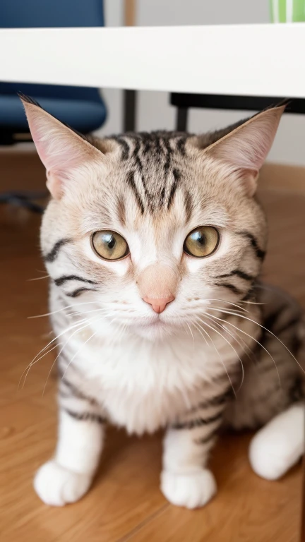 Katze, (Himalaya-), (klein)))), in einer Teetasse, Gesicht, Vorderpfoten raus, 8K, professionelles Foto, empfindlich, klar, auf dem Tisch, im Haus, Sonnenschein, Lichtleck, Meisterwerk, ((Pretty))), Modische Teetasse, (Wirklichkeit), Plush toy, Runde Pupillen
