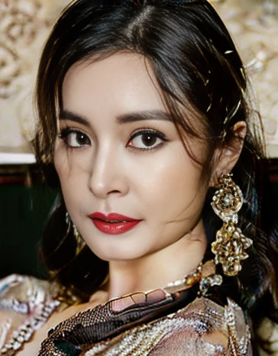 Transcendental Beauty 1.4,((Marian.Rivera, 30,Beautiful high-class prostitute))(((黒のハイヒールとgorgeous豪華なレース装飾模様ののストッキングを履いた美しい脚,Wearing a garter belt,High heels must be depicted:1.3)))((Bust size 90cmDcap:1.1))gorgeous&rich,((Perfect beauty,Possess an extremely well-formed and miraculously beautiful face:1.3))((Hyper-realistic, detailed and precise eye and eyebrow depiction:1.1))The embodiment of perfect feminine beauty,Real Skin 1.3((Anatomically accurate depiction of hands and fingers:1.2))((Black silk lingerie with luxurious lace embroidery and golden lavish embroidery:1.2))Ultra-fine fabric、Korean Beauty、Earrings((Pearl Necklace))((A luxurious, golden interior with a baroque feel:1.1))Nikon Z85mm, ((highest quality)) ((Tabletop)), Intricate detAIls, Sharp focus, Professional, Realistic, Real Life, 超Realistic, Photorealism, , (Tabletop, highest quality, Very detAIled), (shape),Professionalカメラマン撮影クオリティ,Ultra-realistic expression