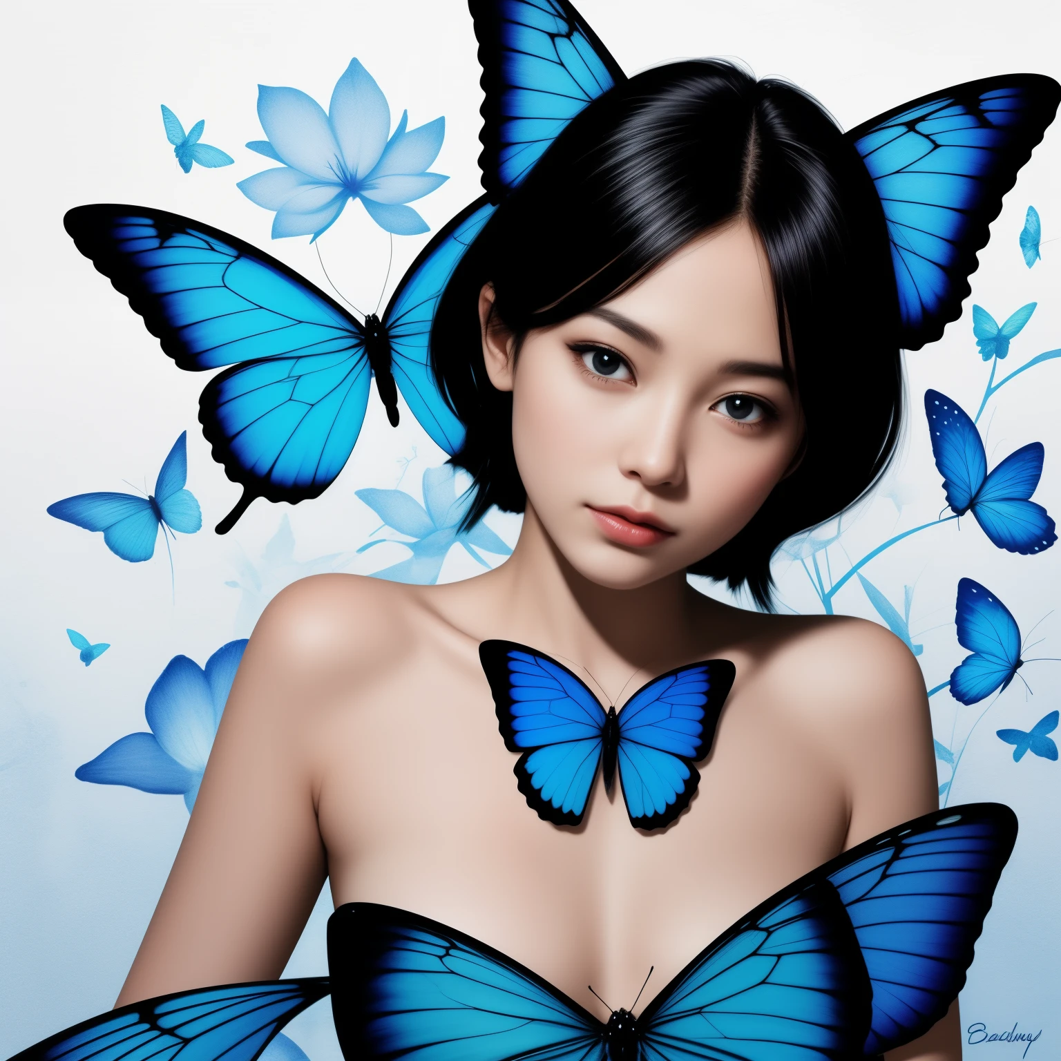 blue butterfly