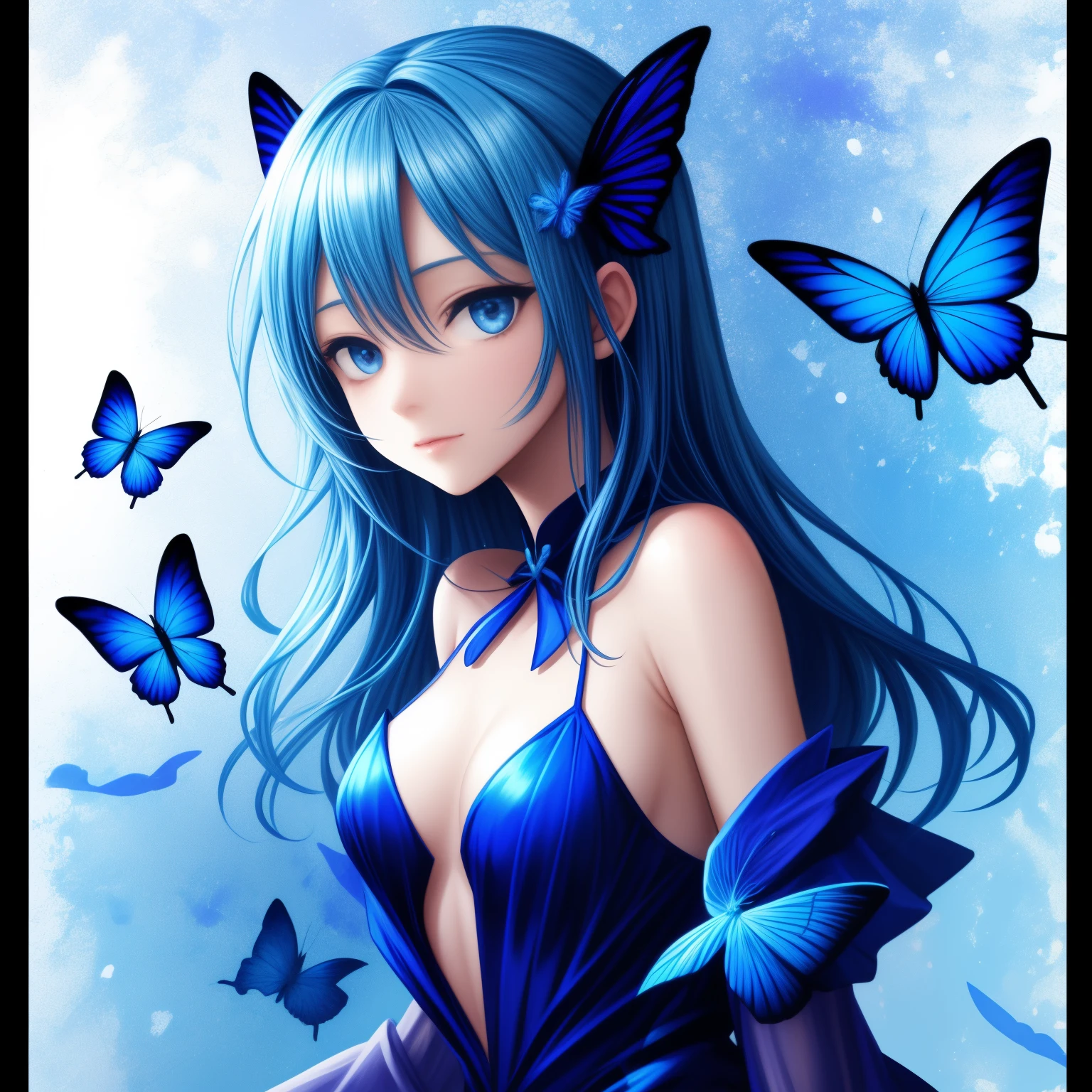 blue butterfly