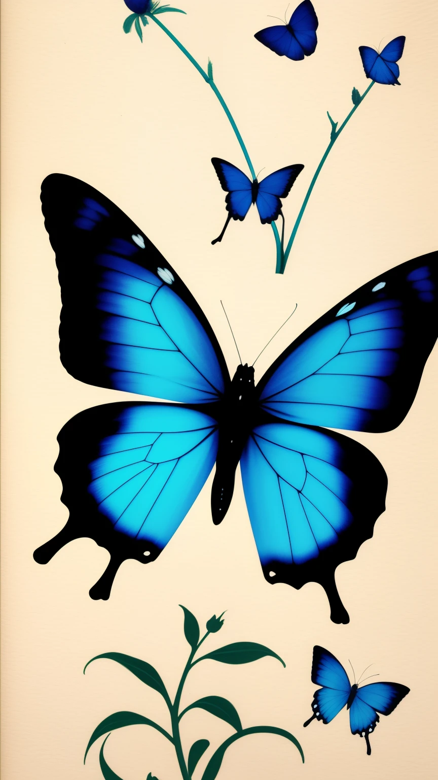 blue butterfly
