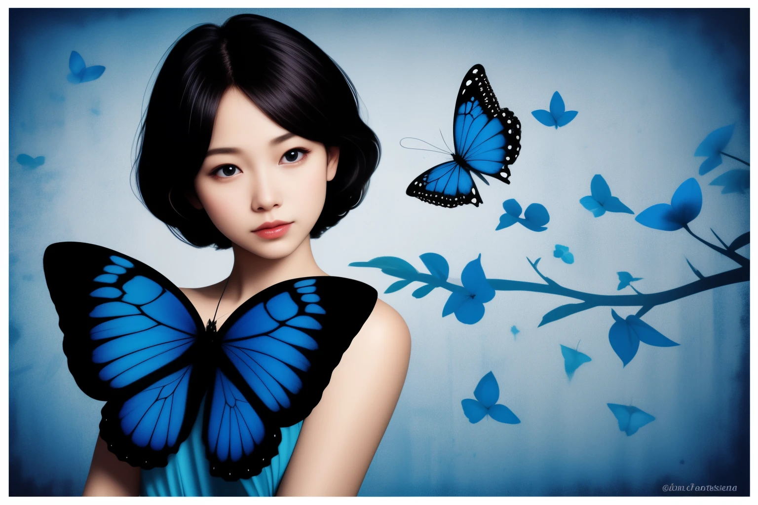 blue butterfly
