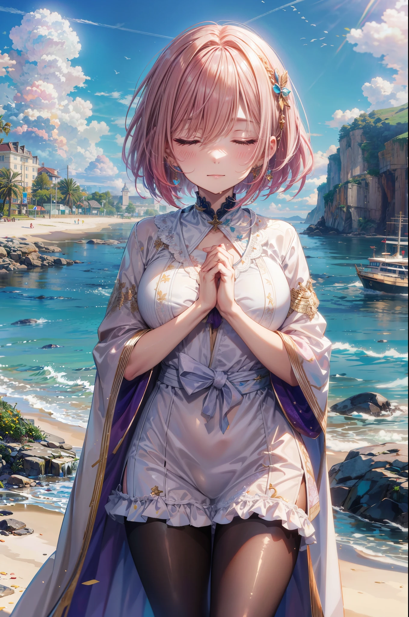 Masterpiece, Closed eyes, Closed Mouth,