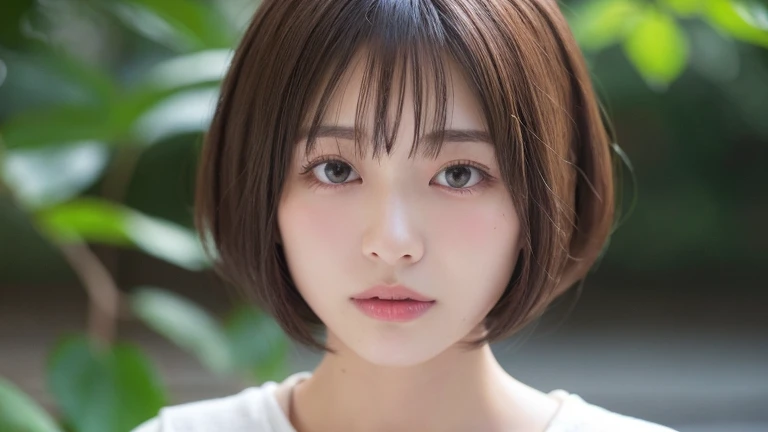 (Bob Cut Hair:1.2),(Wear casual winter clothes:1.2),1 girl,Japanese,21 years old,(Small breasts:1.3),(highest quality,masterpiece:1.3,超A high resolution,),(Ultra-detailed,Caustics),(Photorealistic:1.4,RAW shooting,)Ultra-Realistic Capture,Very detailed,High resolution 16K human skin close-up。 Natural skin texture、,Pores、、It needs to be detailed enough to be easily identifiable。 Skin should be even-toned and healthy looking。 Use natural light and colour, Sad expression, Looking at the camera, Perfect dynamic composition, Outdoor