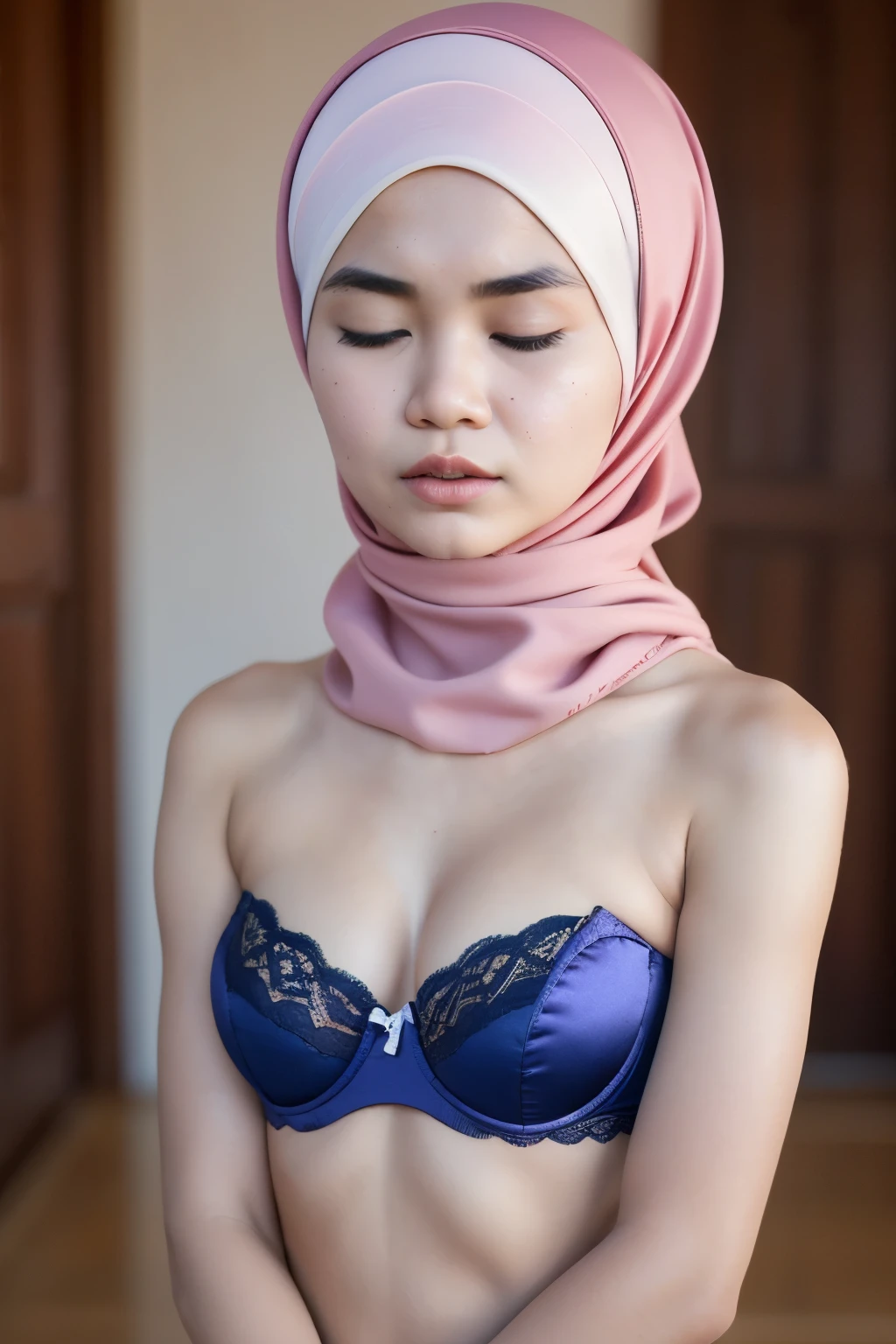 ((Colourful)), ((Big Tits:0.1)), ((Flat Chest:1)), Wear sunglasses and act like Rosyam, ((Closed Eyes)), ((Strapless Colourful bra Flat Chest)), Naked, Angry pose, Angry face, (((HIJAB MALAY GIRL))), masutepiece, High quality, UHD 45K, Realistic face, Realistic skin feeling , A Japanese Lady, , , Very cute and baby-like face, (((FLAT CHEST))), (MATRIX WORLD), ((look In front at the camera and SADNESS)), ((())), (((CUTE GIRL))), ((PASTEL LIPS)), ((SATIN LACE)), ((CHUBBY)), ((UNDRESS)). Brown, Flat Chest, Wearing G-String. Sitting, from behind view up, seductive pose, (Small face)