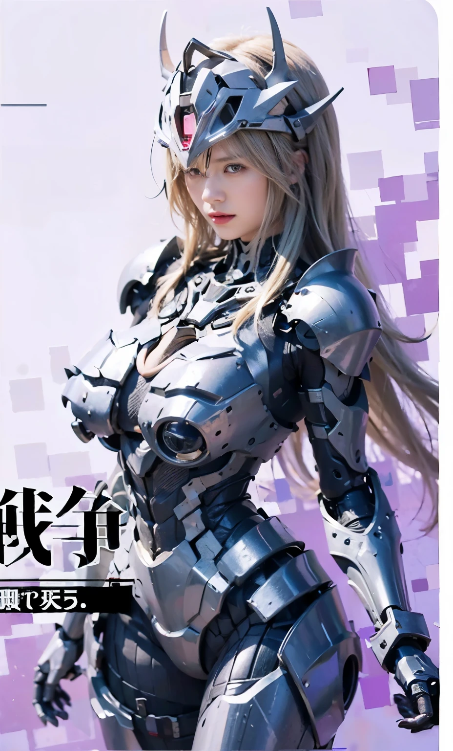 (masterpiece, best quality:1.2), (8k uhd, 16k, 32k, ultra high res), (photorealistic:1.37), (RAW photo), ultimate-realistic, ultimate-realistic details, ultimate-realistic texture, ultimate-intricate details, ultimate-realistic lighting, ultimate-realistic shadow, 1 japanese girl, ultimate-cute face, ultimate-RAW skin, ultimate-realistic eyes, (mechanical:1.4),  (armor), full body, wide shot
