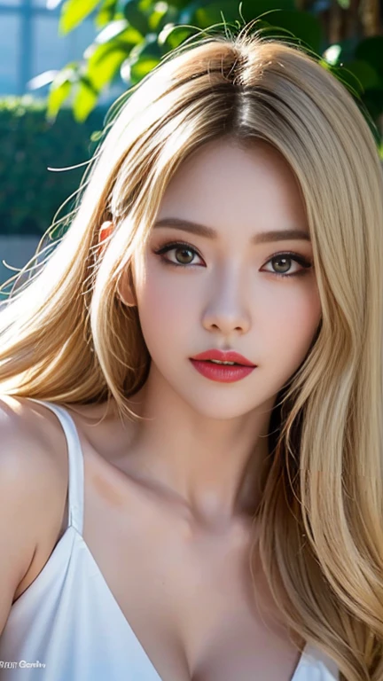 8k, Top image quality、Raw photography、超A high resolution、1 pretty girl、Colossal tits:1.3、cleavage of the breast:1.3 , (detailed clothing), (detailed hanfu), full body, fair white skin、shiny white skin、(wavy blonde hair)、dark brown hair、dark brown hair、Beautiful eyes with random colors、very thin lips, finely detail、elongated eyes、pale pink blush、long eyeslashes、Beautiful double eyelids、eyeshadows、耳Nipple Ring、Company Office、Lighting that emphasizes beautiful skin、Lustrous skin