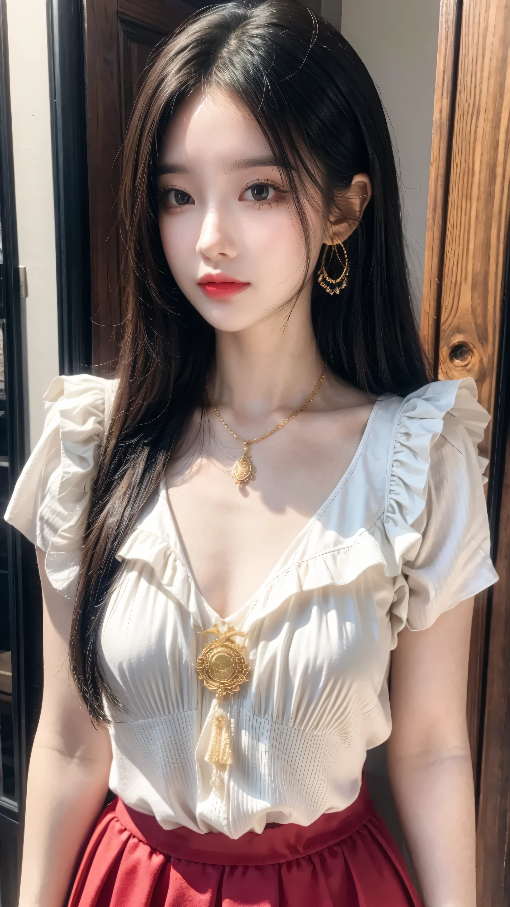(8k,RAW Photos,Like the picture:1.45),masterpiece,Highest quality,wonderful,(セクシーなMature Woman:1),(Mature Woman:1.3), (2 woman.1.3)、(((very, very大きい)))、(((Extremely lewd and very huge boobs)))、(((Very deep cleavage)))、Hyper Real、In her office、A beautiful and dignified smile、Beautiful white skin、Beautiful, delicate and precise skin texture、With long, fluffy, beautiful brown hair(ponytail:1.0)、Beautiful Japanese Women、(Big Ass)、Thick thighs、Bright red lips、Gold small star shaped earrings、Gold bracelet、Gold Necklace、{Dark royal blue suit((White blouse))}, 