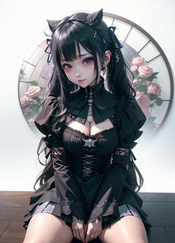 Hard Dark Gothic Makeup、deep night sky、Horror、Black dark eyeshadow、cry、sad、Good skin radiance、Dark Gothicメイク、Dark smile、palace、The beauty of fragrance、24-years-old、Expression of intense sexual pleasure、Embarrassed look、Dark Gothic、Obscene language、highest quality、View 5 books、Expression of sexual pleasure in suffering、Drunk face、紫のMaid clotheysterious、Noble、A face that is holding back the toilet、sexy、Loving smile、Twin tail hair、jet black ruffle skirt、Right blue eye, Left eye is red、Super bewitching pose、Platform Heel Shoes、Heavy makeup、Gothic Lolita Clothing、A little slimmer、Silver Hair、Long Hair Straight Hair、Cute Gothic Lolita Dress、Beautiful Face、elegant features、Fascinating face、Knee-high socks、Stained glass background、Chest glistening with sweat、The room is dark、goth long dress、Bell Sleeves、Wizard Sleeve、decadent look、Sexually excited expression、Gothic Mode、Glossy thighs wet with water、Thighs that are wet and shiny with oil、Background of a room full of roses、sad expression、Rose Maiden、The embroidery is pink、The dress has pink embroidery、Thigh-high socks、Knee-high socks、Gentle expression、masturbation behavior、Dark black eyeshadow、despicable act、Stained glass and rose background、Wearing black underwear、Black panties、thighs are a little thin、Female Duo、female couple、I have lesbian friends、hug a girl、A blue lightning bolt glows in his right hand.、Blue electromagnetic waves shine in my hands.、dark church background、Stained glass、black metal world、Dark Castle、Dark Room、Slender body、upright、walk、Are standing、gothic long dresaid clothes、Victorian dresses、Her thighs glisten with sweat、My body is wet and shiny、Lots of glitter on the thighs、sweating、My thighs are sticky from sweating、Sweat glistens on the thighs, The whole body is sweaty and shiny、pretty sweaty、My thighs are sweaty、My thighs are so wet、My thighs are shining with sweat、A lot of sweat glistens all over the body、The thighs are the best、Two girls in a photo、