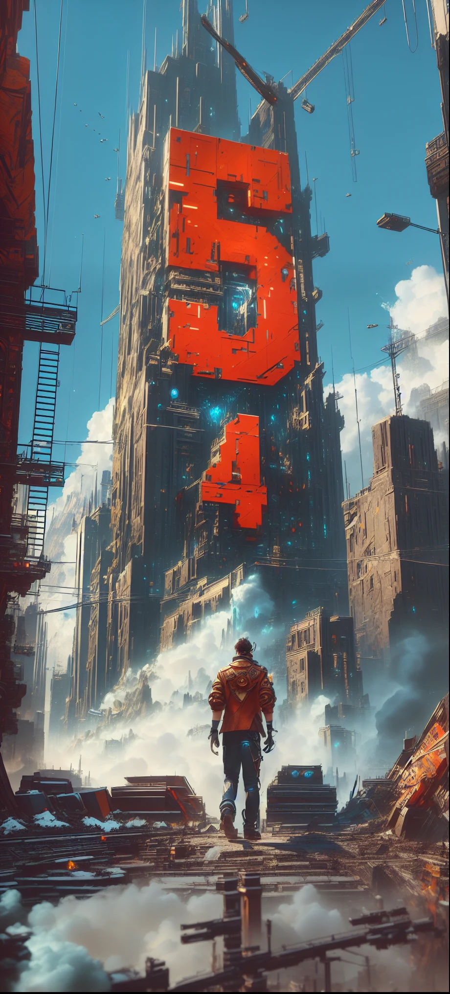 (masterpiece),(amazing),(extremely lush detail),(best quality),A man is walking on the city street,Frontal portrait of the person,amazing数码插图, Urban concept art, Wojtek Fuss, Beautiful digital art work, epic digital art illustration, Very coherent stylized artwork, 4k art, rossdraws Global Illumination, Eye-catching and detailed art style, 4k concept art, 4k concept art, Concept Art Digital Illustration, A beautiful artistic illustration,made with unreal engine 5, Created with Unreal Engine 5, Top Trends in Unreal Engine 5, Rendering with Unreal Engine 5, Render in Unreal Engine 5, Unreal Engine 5 is highly rendered, Unreal Engine 5 Rendering, Rendering in Unreal Engine 5, Rendering Unreal Engine 5, Unreal Engine 5 4k, made with unreal engine