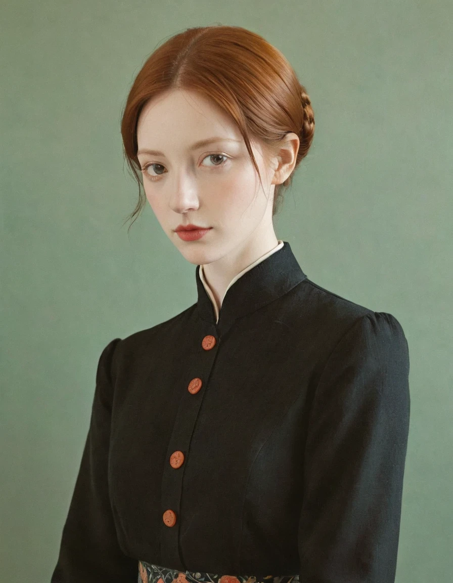 in style of Dee Nickerson , character concept design, half body --ar 2:3