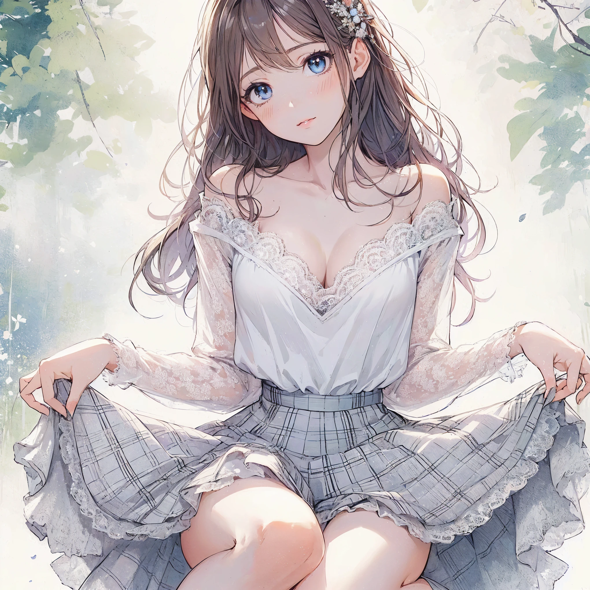 (best quality,4k,8k,highres,masterpiece:1.2),ultra-detailed,(realistic,photorealistic,photo-realistic:1.37),beautiful detailed eyes,beautiful detailed lips,A girl with beautiful eyes, An anime girl wearing a pretty dress, A cute anime wife in a lovely dress, detailed digital anime art, a dress wearing, everyone, beautiful anime girl, cute anime girl, smooth anime art, anime style, vibrant colors, soft lighting, detailed drawn beautiful playful cheeky eyes, beautiful cleavage