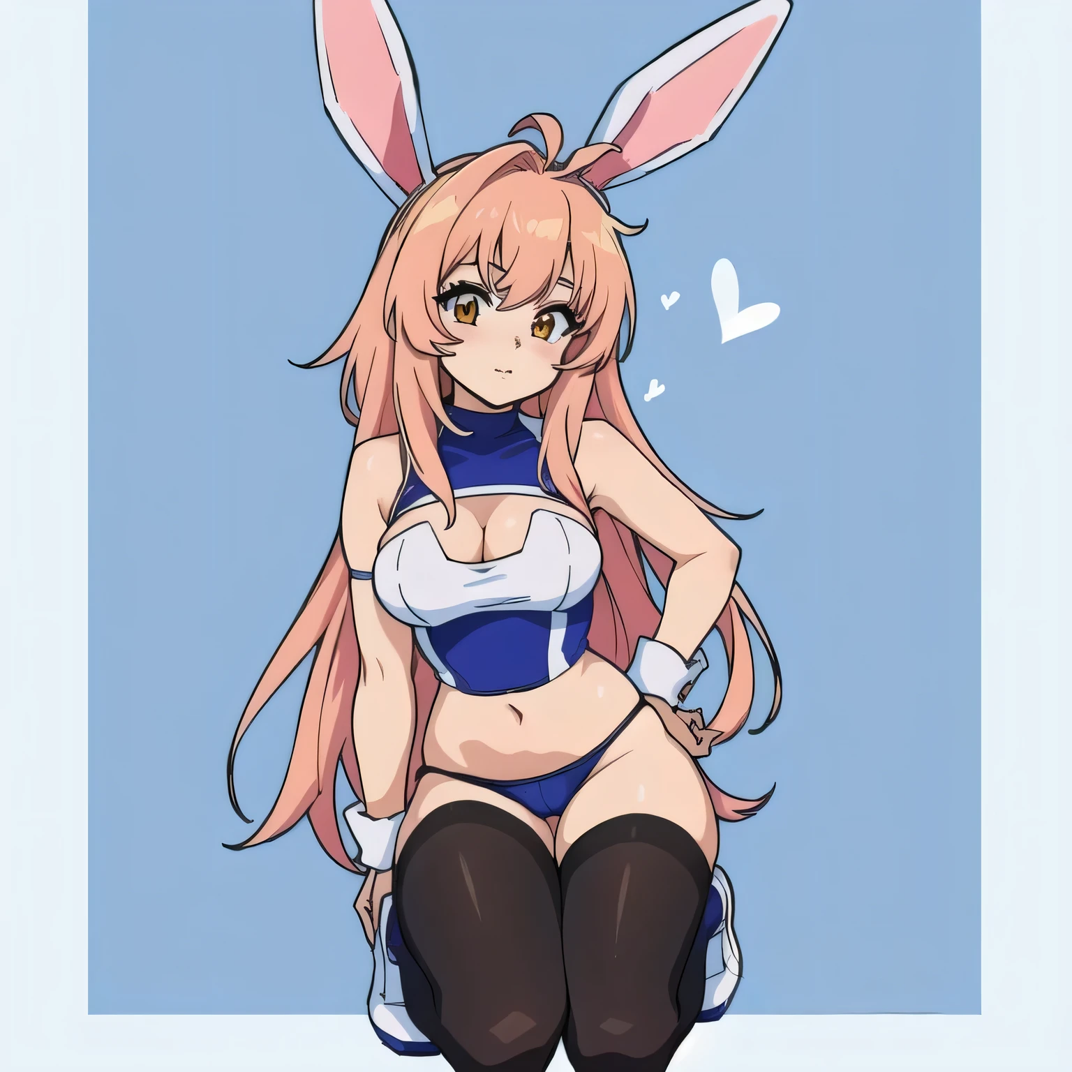 blue background