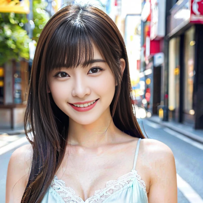 (best quality,4k,8k,highres,masterpiece:1.2),ultra-detailed,(realistic,photorealistic,photo-realistic:1.37),Japanese girl in a negligee, with a seductive smile, Walking in Ginza. She is incredibly cute and her youthful appearance gives her an idol-like aura. Her eyes, beautifully detailed, shine brightly with joy and excitement. Her lips, also beautifully detailed, are delicately curved into a playful smile. The natural beauty of her face is enhanced by her long eyelashes and flawless skin.
She smiles erotically and is in a state of ecstasy and orgasm.