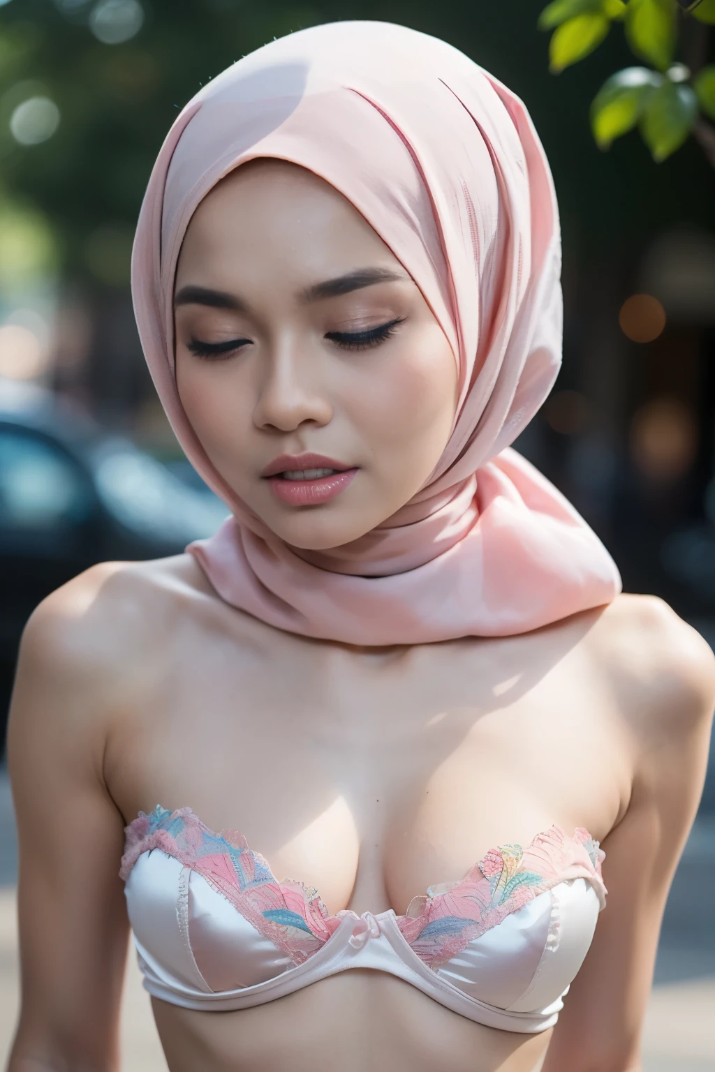 ((Colourful)), ((Big Tits:0.1)), ((Flat Chest:1)), Wear sunglasses and act like Rosyam, ((Closed Eyes)), (((Strapless Colourful Flat Chest))), Naked, Angry pose, Angry face, (((HIJAB MALAY GIRL))), masutepiece, High quality, UHD 45K, Realistic face, Realistic skin feeling , A Japanese Lady, , , Very cute and baby-like face, (((FLAT CHEST))), (MATRIX WORLD), ((look In front at the camera and SADNESS)), ((())), (((CUTE GIRL))), ((PASTEL LIPS)), ((SATIN LACE)), ((CHUBBY)), ((UNDRESS)). Brown, Flat Chest, Wearing G-String. Sitting, from behind view up, seductive pose, (Small face)