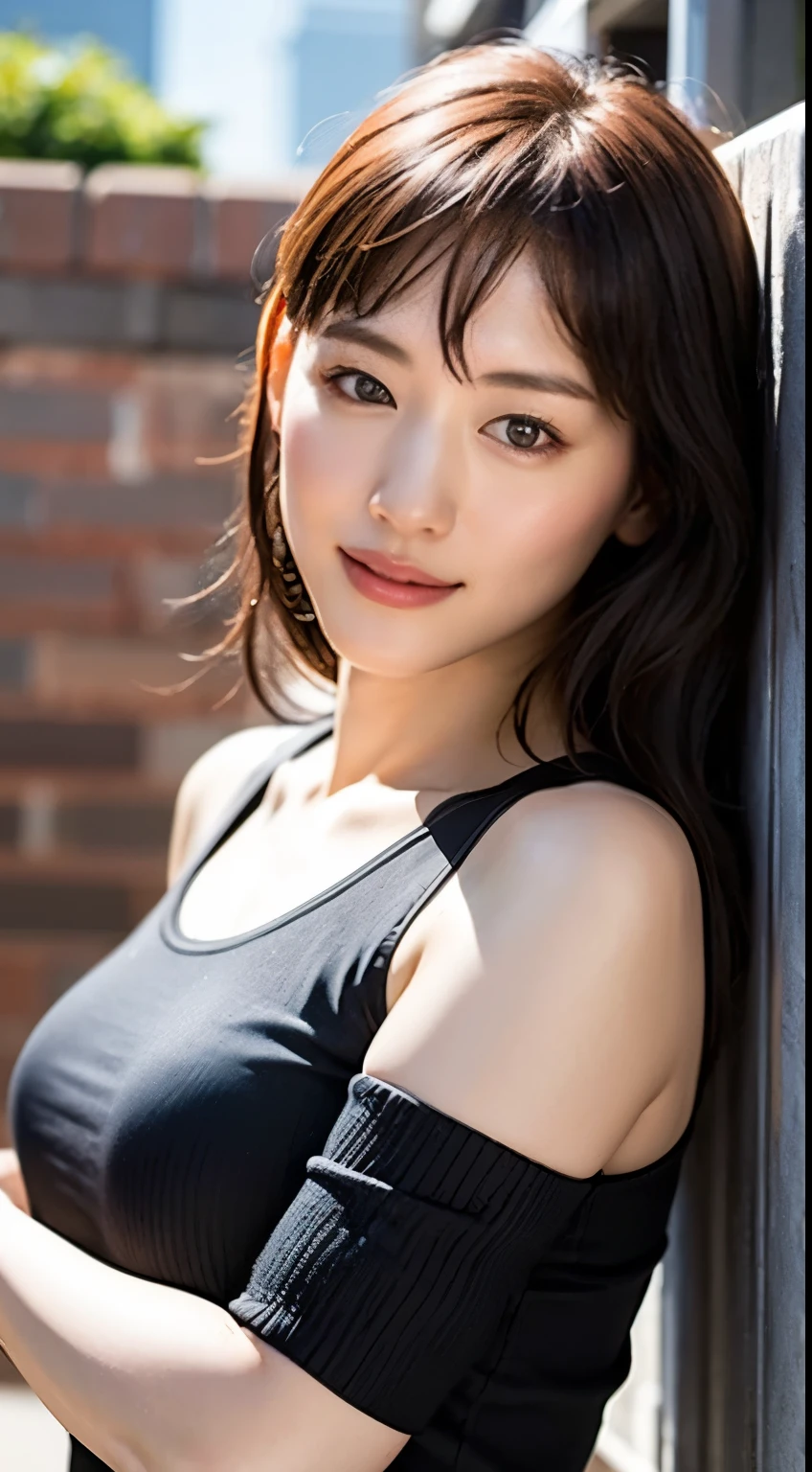 Very detailedな CG Unity 8k 壁紙, highest quality, Very detailed, Tabletop, Realistic, Like the picture, Very detailedなかわいい女の子, Age 25, ,, Upper Body , ,huge ,Iris,sporty