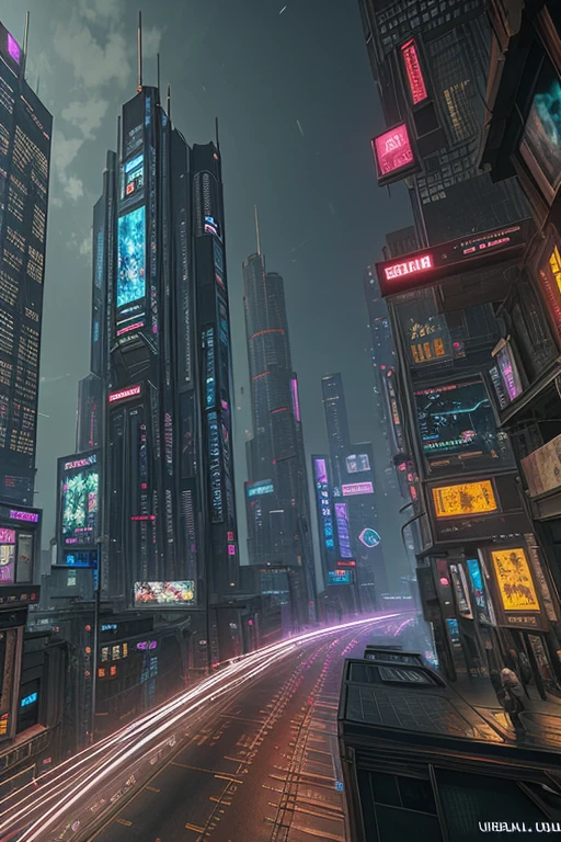 Best quality, 4k,3D, Unreal Engine, Cyberpunk, environment, cyberpunk city, night, monsters, darkness, nest