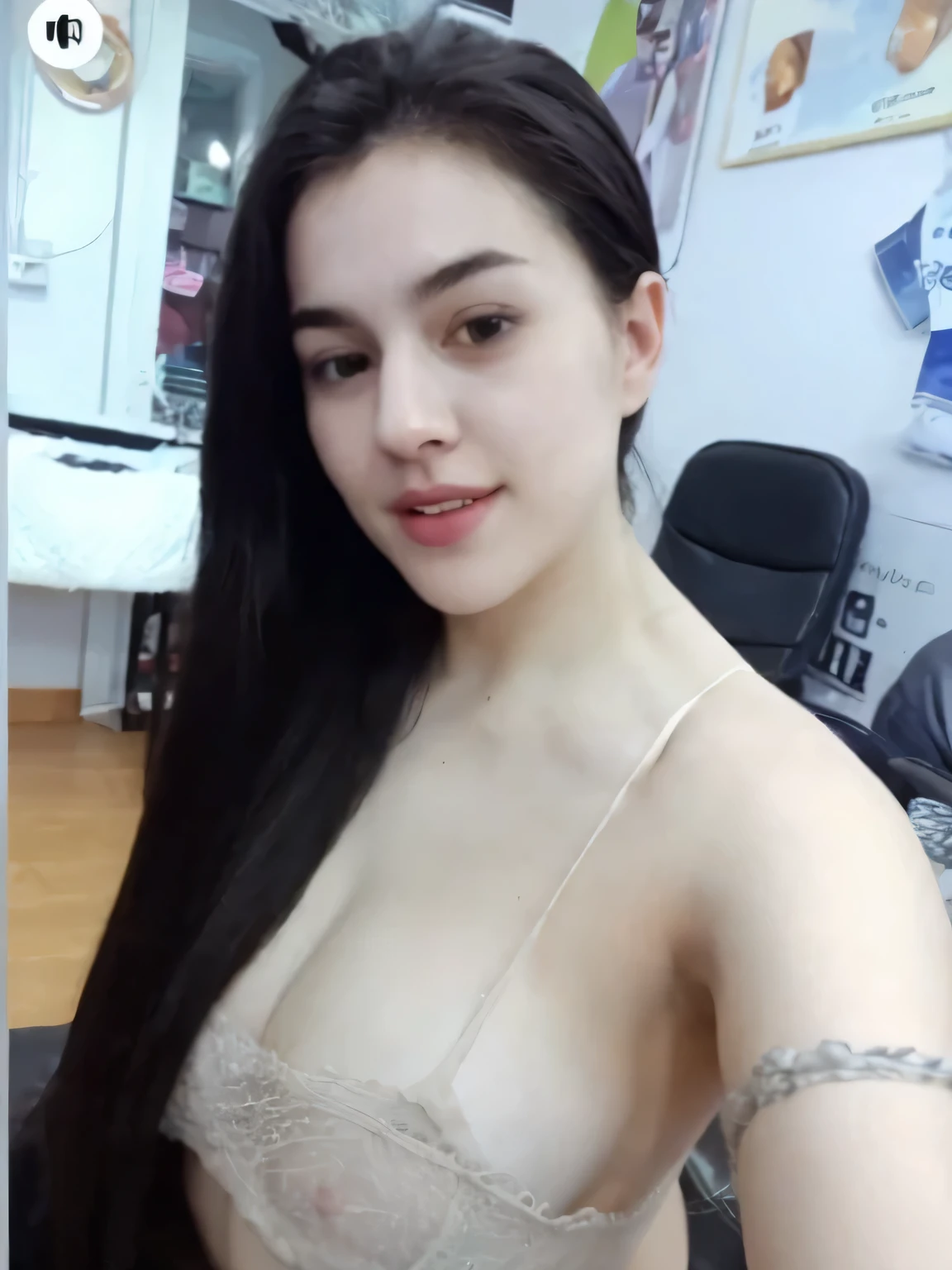 Bare-chested