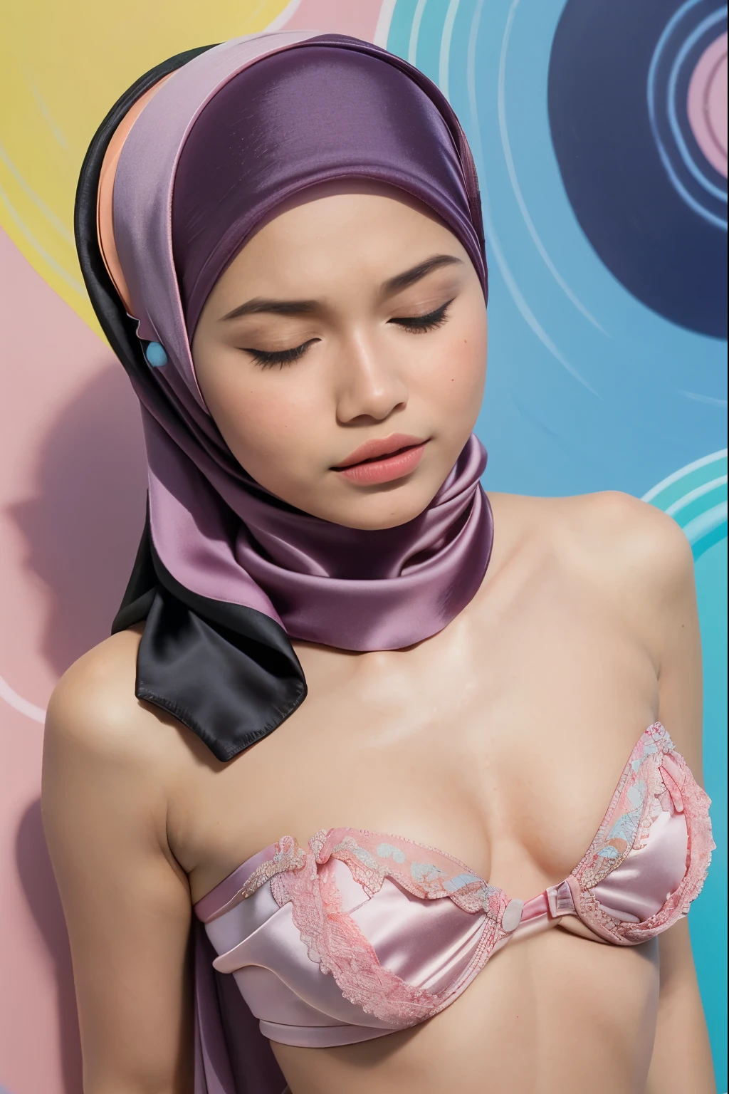 ((Colourful)), ((Big Tits:0.1)), ((Flat Chest:1)), Wear sunglasse s and act like Rosyam, ((Closed Eyes)), (((Strapless Colourful Flat Chest))), Naked, Angry pose, Angry face, (((HIJAB MALA Y GIRL))), masutepiece, High quality, UHD 45K, Realistic face, Realistic skin feeling, A Japanese Lady, 8 years old,, Very cu te and baby-like face, (((FLAT CHEST))), (MATRIX WORLD), ((I ook in front at the camera and SADNESS)), ((())), (((CUTE GIR L))), ((PASTEL LIPS)), ((SATIN LACE)), ((CHUBBY)), ((UNDRES S)). Brown, Flat Chest, Wearing G-String. Sitting, from behind view up, seductive pose, (Small face