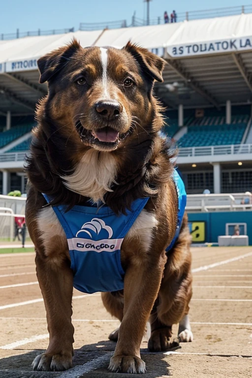 Claro! A dog race is an exciting event where dogs of different breeds compete on a track to reach the finish line.. Here is a description of an animated dog racing scene:

Imagine yourself on a sunny day on a spacious racetrack, where the energy is electrifying with the anticipation of the start of the race. The stands are full of excited spectators, looking forward to seeing the dogs in action.

As the contestants prepare, you can see a variety of dog breeds, each displaying their own personality and unique charm. Some are big and muscular, while others are agile and agile, prontos para mostrar sua velocidade na pista.

Trainers are next to their dogs, acalmando-os com palavras de encorajamento enquanto ajustam as coleiras e se preparam para a largada. The sound of the bell rings through the hippodrome, marking the start of the race.

Dogs leave with a burst of energy, running around the track with grace and determination. Your steps are agile and powerful, as they strive to reach the finish line.

As the race progresses, os espectadores aplaudem e torcem por seus favoritos, criando uma atmosfera vibrante e emocionante. The air is filled with excitement as the dogs race towards victory, your eyes shining with focus and determination.

E, finalmente, as they cross the finish line, the dogs are greeted with deafening applause and praise from their handlers and fans, celebrando sua bravura e habilidade na pista. It&#39;s an exciting and inspiring experience for everyone involved.






