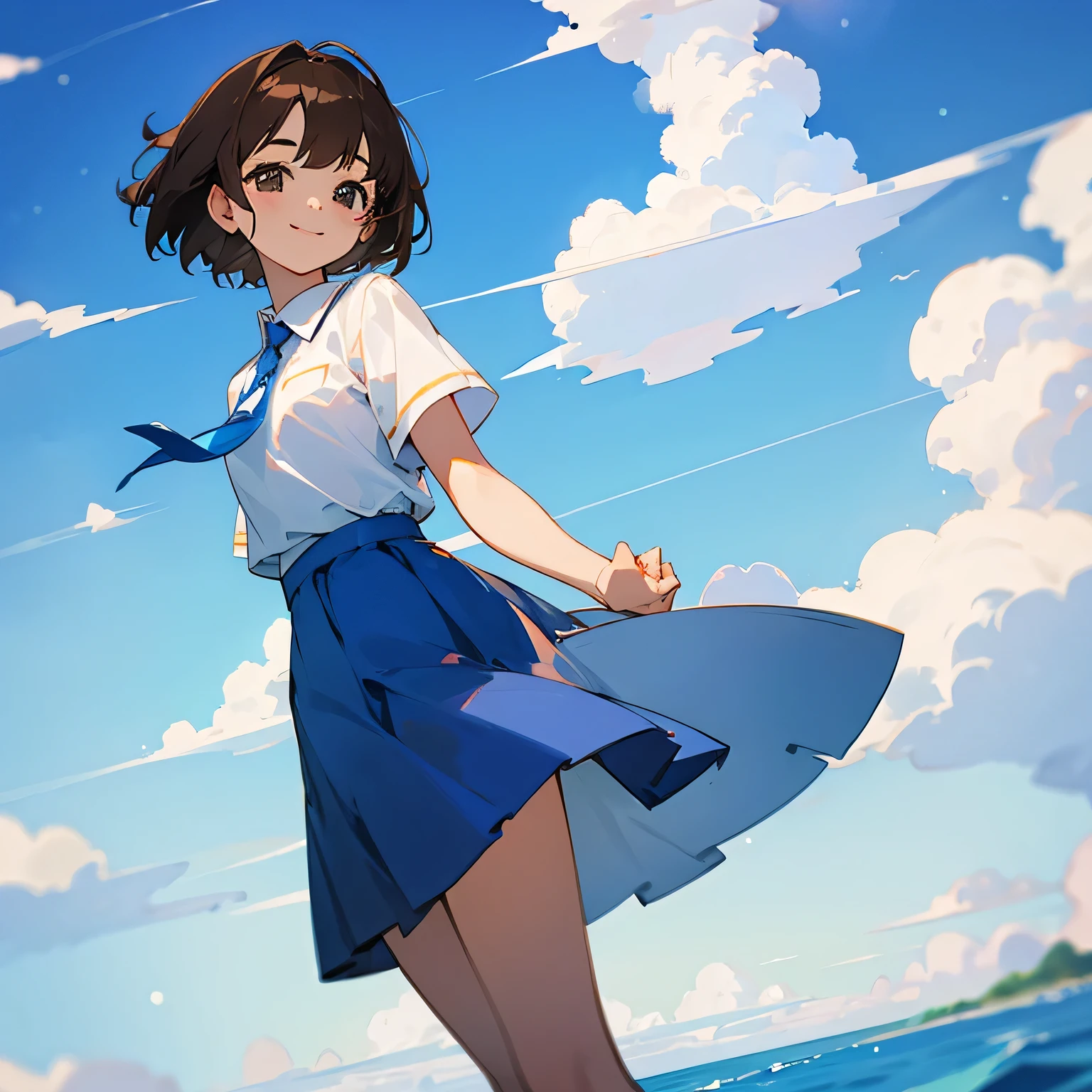 young girl black hair short hair red eyes irreverent face look down thin body thin thighs small breasts small ass toned body blue sky cloud hair blowing in the wind high quality High resolution 8k vampire watercolor natural feel bridge of the nose ((最high quality)), ((masterpiece)), (get used to it), dignified face grassland close up of face Beautiful as a goddess whole face lipstick eye shadow naked ID photo style long eyelashes Accurate No decoration Bare skin No accessories In underwear 8 life size can'I can' landscape painting See-through creative landscape