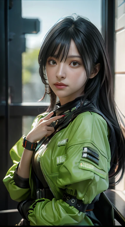 ((Best quality)), ((masterpiece)), (detailed:1.4), 3D, an image of a beautiful cyberpunk female,HDR (High Dynamic Range),Ray Tracing,NVIDIA RTX,Super-Resolution,Unreal 5,Subsurface scattering,PBR Texturing,Post-processing,Anisotropic Filtering,Depth-of-field,Maximum clarity and sharpness,Multi-layered textures,Albedo and Specular maps,Surface shading,Accurate simulation of light-material interaction,Perfect proportions,Octane Render,Two-tone lighting,Wide aperture,Low ISO,White balance,Rule of thirds,8K RAW,