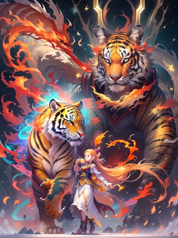 Golden Dragon。Rainbow glowing scales。龍god降臨。Golden Splash、milky way、god々々right、Staring straight ahead、Redbeard、Rising Dragon、Tiger、猛Tiger