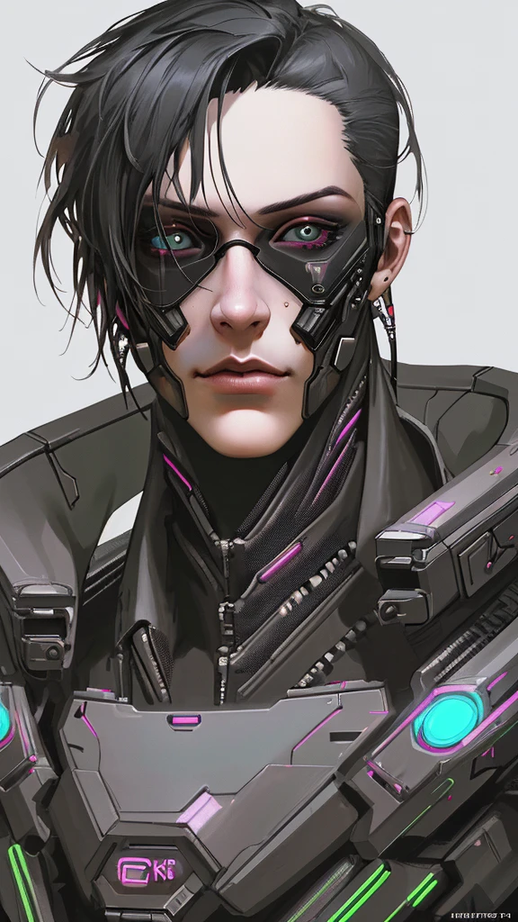 Change background cyberpunk handsome boy, realistic face, 8k, ultra realistic,