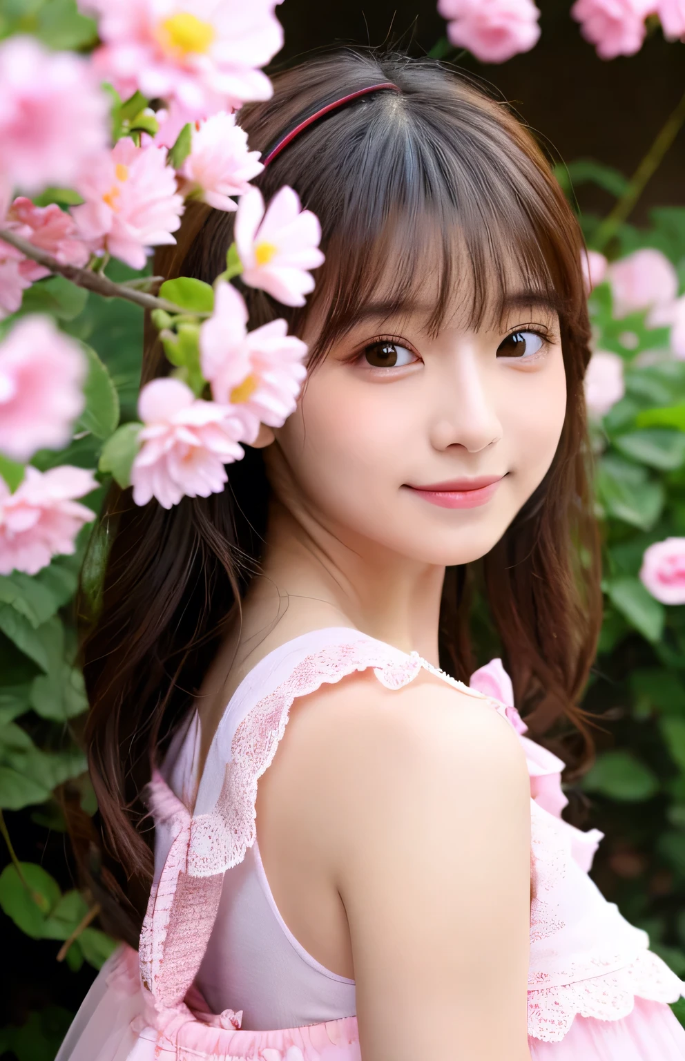 Mine girl、pink、cute