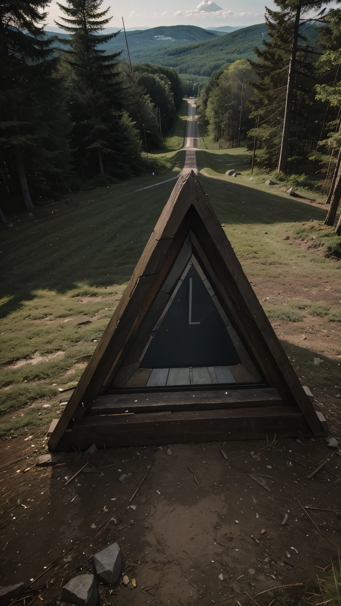 /imagine The term "Bennington Triangle" was coined due to the triangular shape formed by the three primary locations where mysterious events occurred within the region: Glastenbury Mountain, Bennington, and Woodford