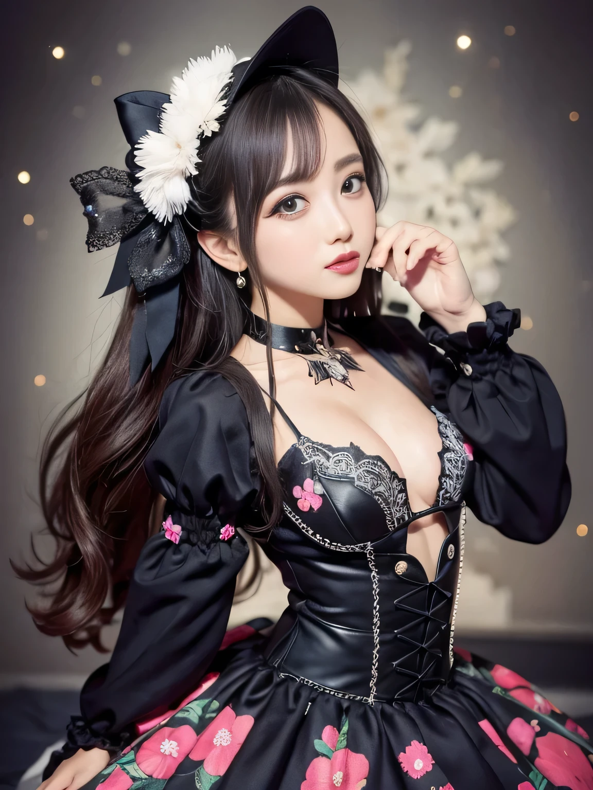 Gothic ta、beauty、Idol face、