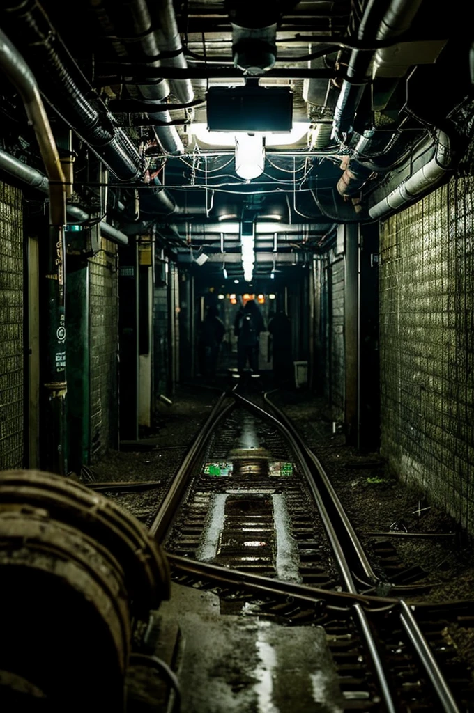 "Voice of the Underground": A dark and cynical design symbolizing the underground music scene, capturing its spirit.