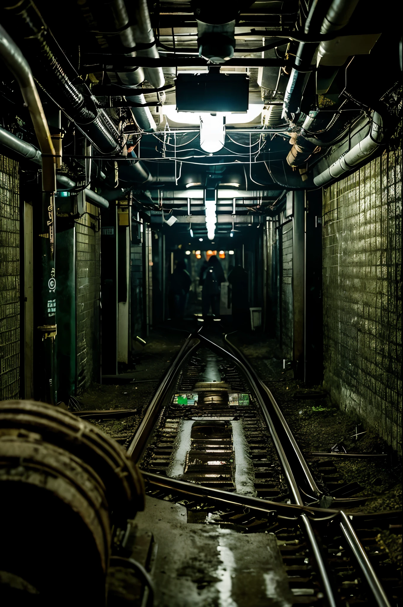 "Voice of the Underground": A dark and cynical design symbolizing the underground music scene, capturing its spirit.