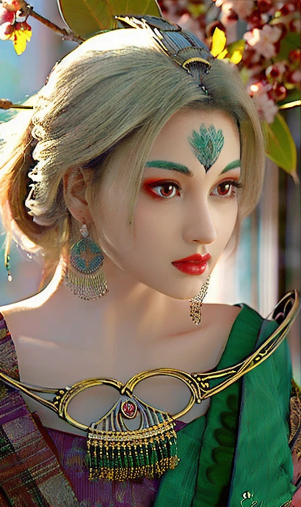 (,1girl, pov,best quality,masterpiece, ) ,(((,cherry blossoms, ))) ultra realistic 8k cg, flawless, clean, masterpiece, professional artwork, famous artwork, cinematic lighting, cinematic bloom, perfect face, beautiful face, fantasy, dreamlike, unreal, science fiction, luxury, jewelry, diamond, gold, pearl, gem, sapphire, ruby, emerald, intricate detail, delicate pattern, charming, alluring, seductive, erotic, enchanting, hair ornament, necklace, earrings, bracelet, armlet,halo,autumn leaves,