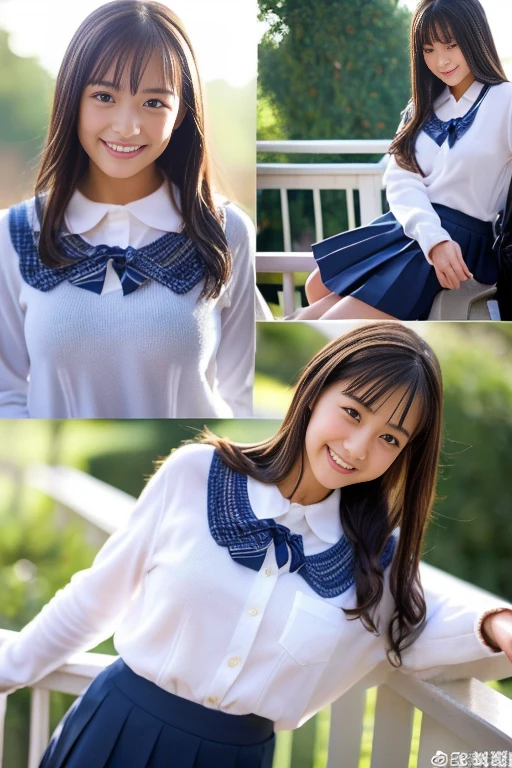 (((Attention to details,Attention to detail、masterpiece,Attention to detail))), Japanese , Beautiful school girl,Young and cute gravure idol, When to wear a long-sleeved knit, Young Sensual Gravure Idol, Young Gravure Idol, A high school girl who is beautiful and innocent when she smiles,My whole body is wet,Dripping,Blushing,Beautiful girl with beautiful legs,Beautiful woman natural light、My whole body is wet,Light clothing,semi-long,Perm,Brown shiny hair,Wet hair,Dripping水,Dripping,,Make a troubled face,(Show me your pants,Show your teeth in embarrassment and smile)
