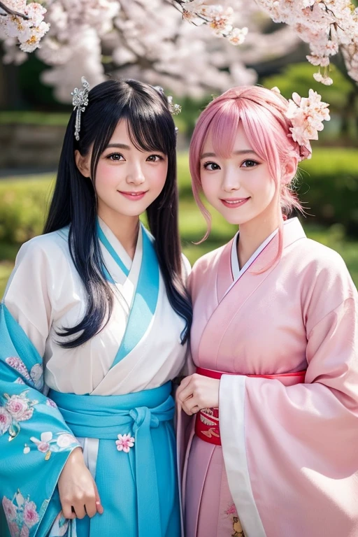 2girls, sisterhood,japanes,Magical_girl, Two-tone hair, Live action,