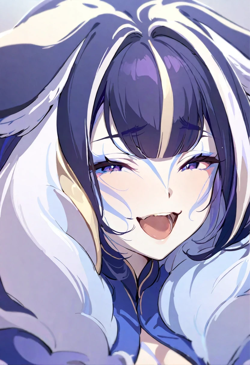 (shylily/(Twich/):1.5),(masterpiece:1.2),(best quality:1.2),, (1girl:1.3),Mouth that laughed