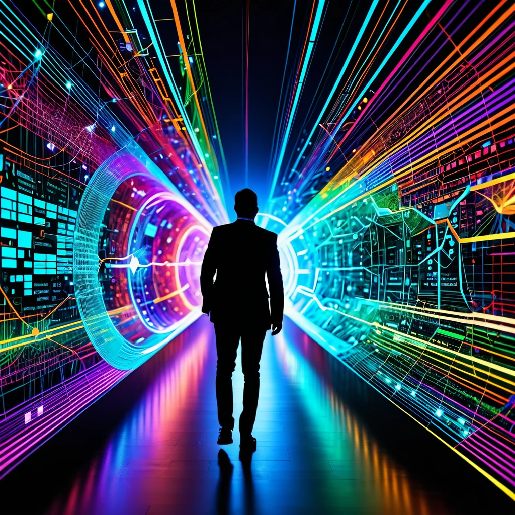 A surreal fusion of art and technology, "Digital Alliance" Describes the intricate web of modern communications. 8K canvas with brilliant colors, Symbolizes the dynamic energy of digital interaction. Emails interweave like rays of light, Connected with calendar events and meeting notifications in a fascinating dance of data. every element, Realistic details, Captured the essence of Michael L. Parham's Outlook Universe. Images beat to the rhythm of digital life, A symphony of connectivity and innovation beyond the boundaries of the screen.