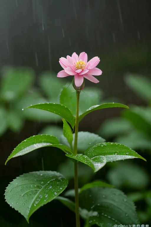 A faint light and a sudden rain shower Shen Ding Flower