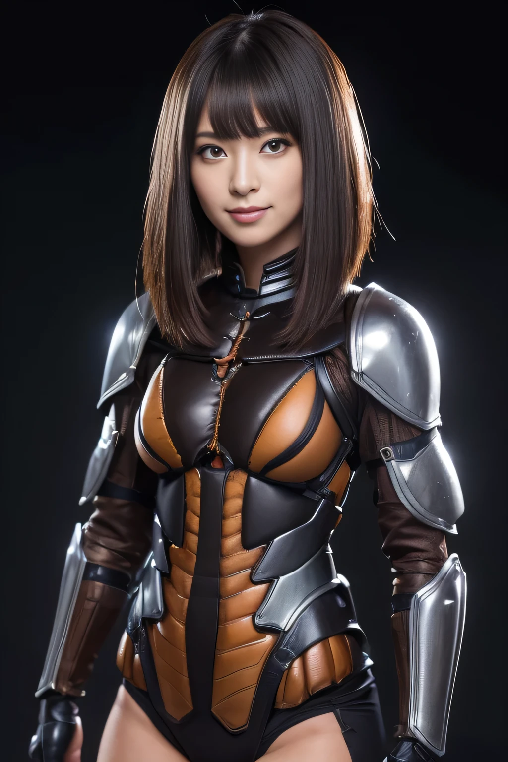 (high resolution,masterpiece,best quality,extremely detailed CG, anime, official art:1.4), realistic, photo, amazing fine details, all intricate, gloss and shiny,awesome many layers, 8k wall paper, 3d, sketch, kawaii, illustration,( solo:1.4), perfect female proportion,villainess, (fusion of dark brown cockroach and lady:1.4), (brown cockroach form lady:1.2), (brown cockroach lady:1.2), (fusion:1.2), (solo:1.4), (evil smile:1.2), muscular, abs, (cockroach brown exoskeleton bio insect suit:1.4), (cockroach brown exoskeleton bio insect armor:1.2), (brown transparency cockroach wing:1.4), (brown cockroach antennae:1.3),