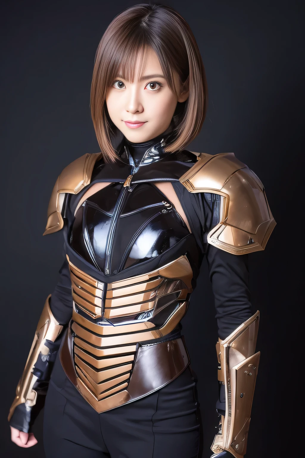 (high resolution,masterpiece,best quality,extremely detailed CG, anime, official art:1.4), realistic, photo, amazing fine details, all intricate, gloss and shiny,awesome many layers, 8k wall paper, 3d, sketch, kawaii, illustration,( solo:1.4), perfect female proportion,villainess, (fusion of dark brown cockroach and lady:1.4), (brown cockroach form lady:1.2), (brown cockroach lady:1.2), (fusion:1.2), (solo:1.4), (evil smile:1.2), muscular, abs, (cockroach brown exoskeleton bio insect suit:1.4), (cockroach brown exoskeleton bio insect armor:1.2), (brown transparency cockroach wing:1.4), (brown cockroach antennae:1.3),