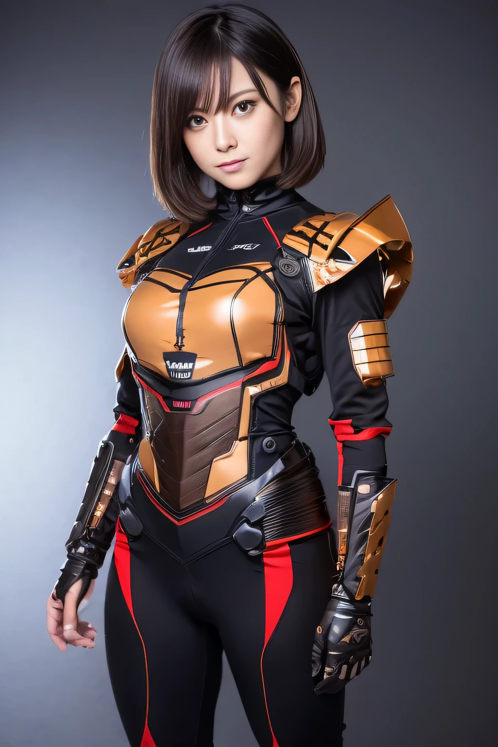 (high resolution,masterpiece,best quality,extremely detailed CG, anime, official art:1.4), realistic, photo, amazing fine details, all intricate, gloss and shiny,awesome many layers, 8k wall paper, 3d, sketch, kawaii, illustration,( solo:1.4), perfect female proportion,villainess, (fusion of dark brown cockroach and lady:1.4), (brown cockroach form lady:1.2), (brown cockroach lady:1.2), (fusion:1.2), (solo:1.4), (evil smile:1.2), muscular, abs, (cockroach brown exoskeleton bio insect suit:1.4), (cockroach brown exoskeleton bio insect armor:1.2), (brown transparency cockroach wing:1.4), (brown cockroach antennae:1.3),